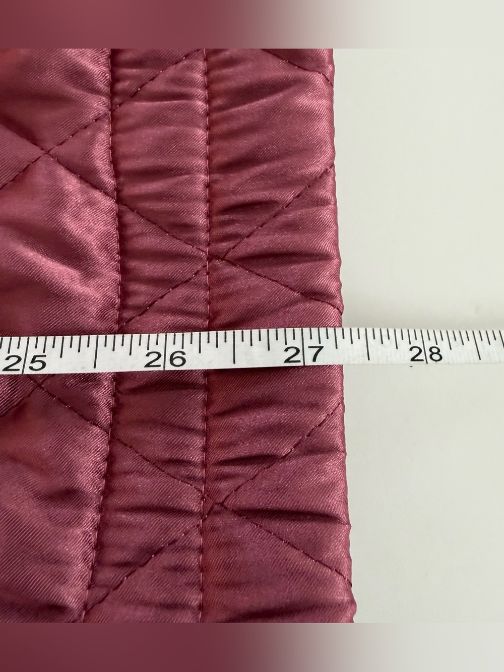 G.W. Division of Graft Women Large Glossy Jacket Quilted Mauve Dust Rose - Picture 5 of 13